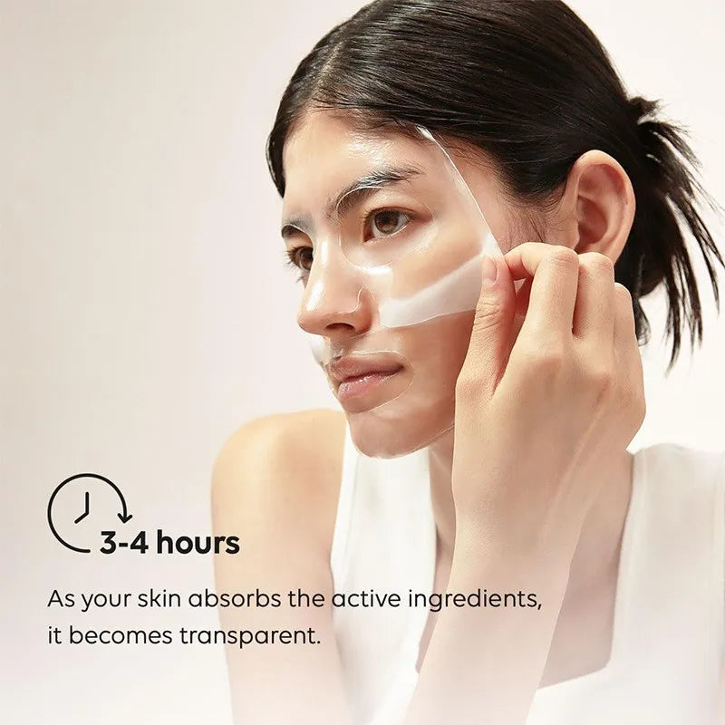 4Pcs/Box Absorbable Bio-Collagen Real Deep Mask Night Moisturizing Mask Firming Nourish Brightening Moisturizing Skin Care Velareskin