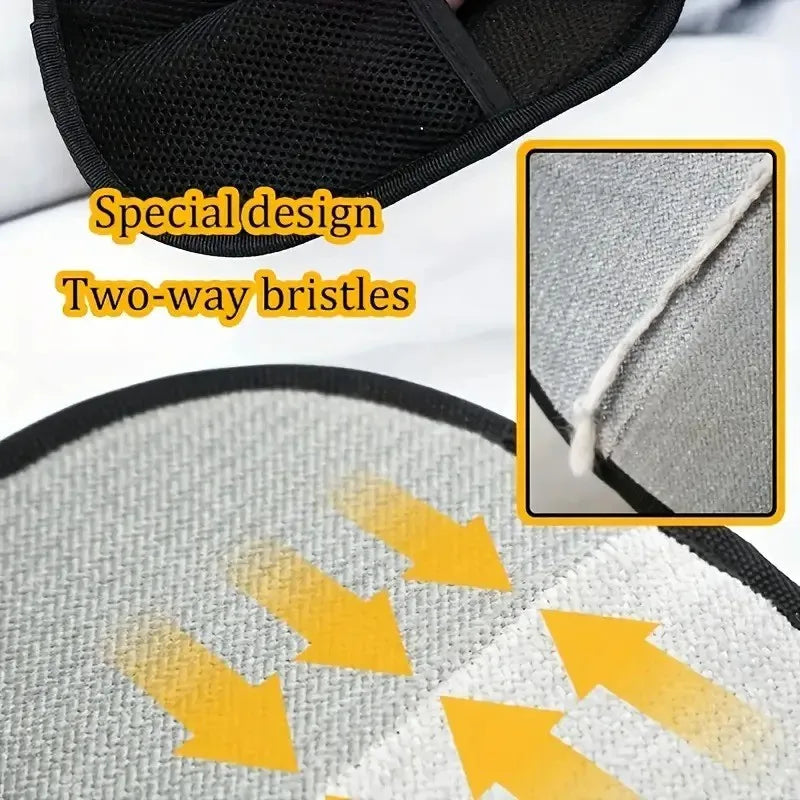 Pet Hair and Yarn Gloves for Cleaning Cat Hair Double Brush Design Can Be Reused To Improve Your Home Comfort and Cleanliness Velareskin